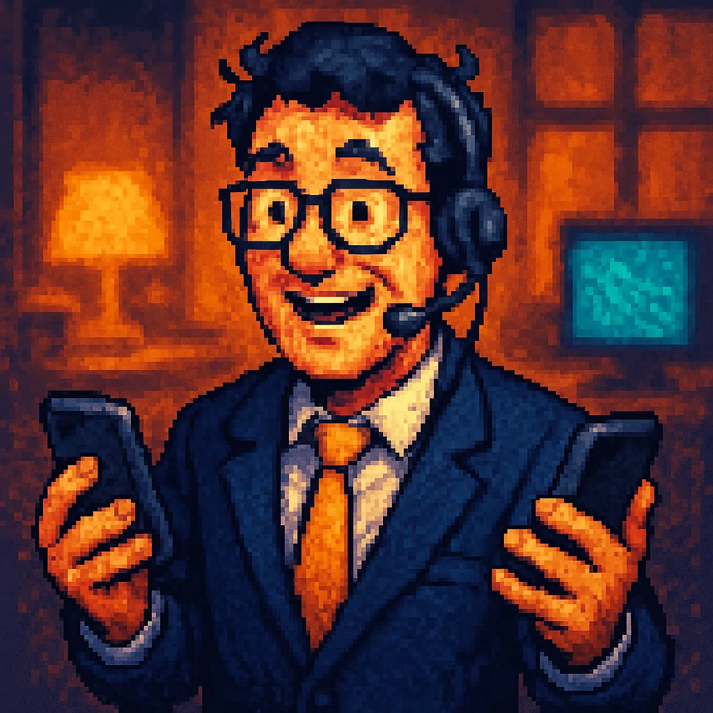 Pixel-Art-Porträt von Alex Account